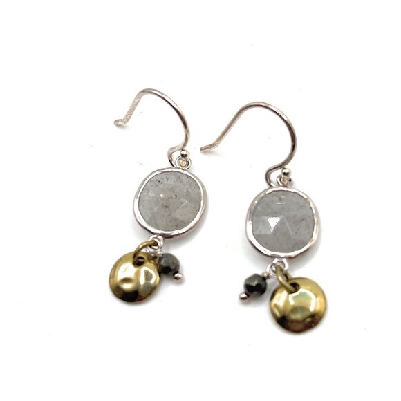 W3287 Retired Silpada Sterling Silver Stepping Stones Earrings - Picture 1 of 2